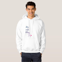 Sweatshirt à typographie pour hommes – Citation My