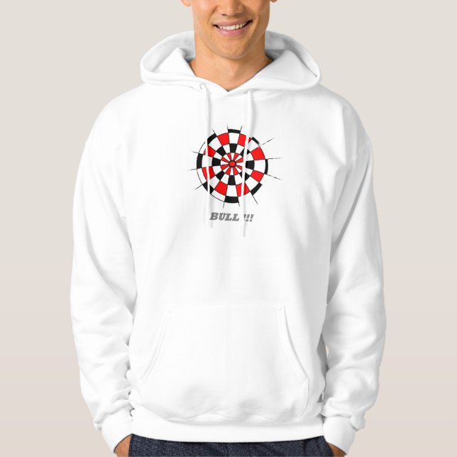 Veste À Capuche sweatshirt Cible de flechettes avec capot (Devant)