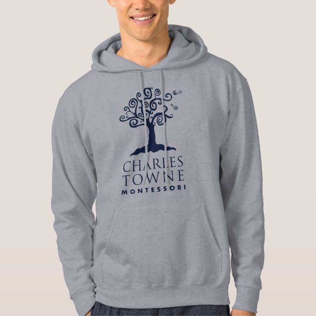 Veste À Capuche Sweatshirt classique du logo CTM (Devant)