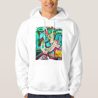 Veste À Capuche Sweatshirt Coloré d'Art Abstrait