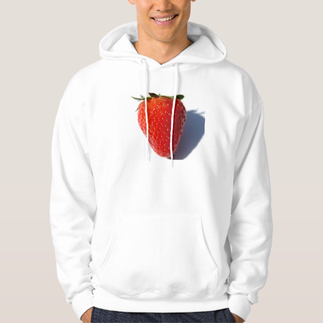 Veste À Capuche Sweatshirt de fraise (Devant)