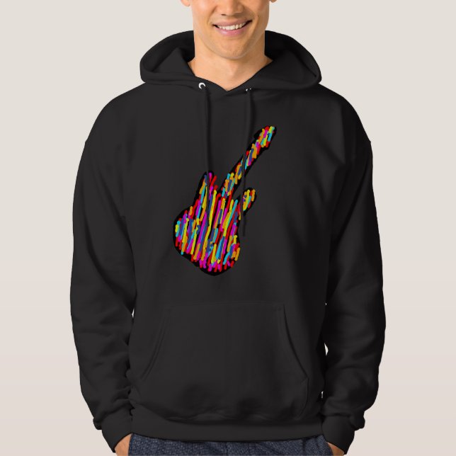 Veste À Capuche sweatshirt de guitare (Devant)