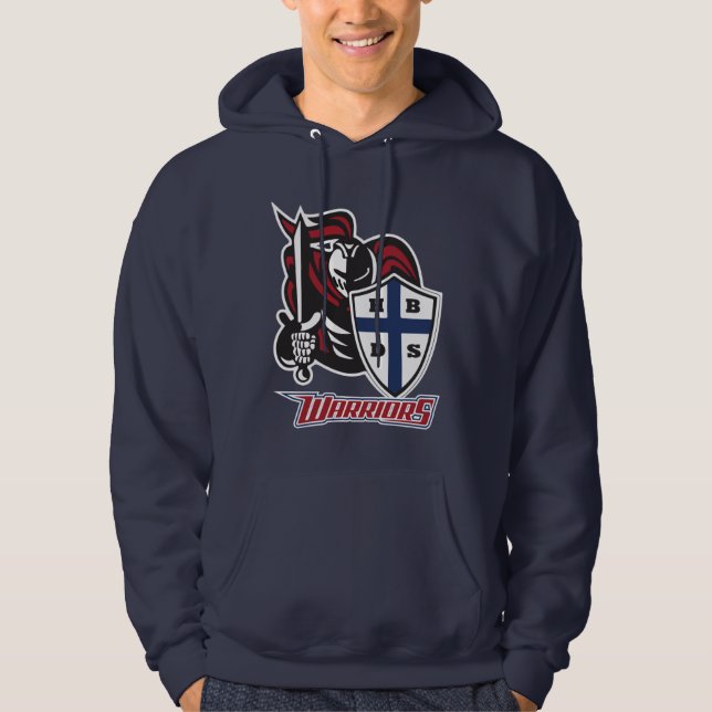 Veste À Capuche Sweatshirt de HBDS Warriors de hockey sur glace (Devant)