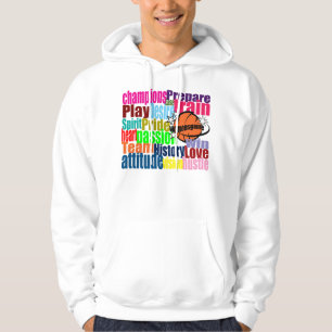 Veste À Capuche Sweatshirt de Letterbox du basket-ball des femmes