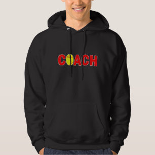 Veste À Capuche Sweatshirt de noir d'entraîneur du base-ball de