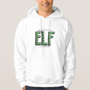 Veste À Capuche Sweatshirt de travail d'Elf de soutien