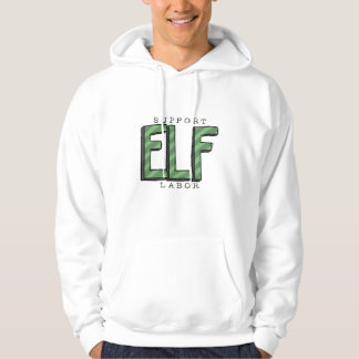 Veste À Capuche Sweatshirt de travail d'Elf de soutien