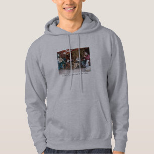 Veste À Capuche sweatshirt d'étape de salon de thé des années 1