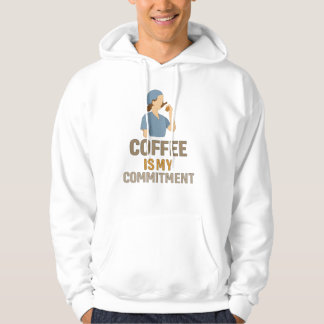 Veste À Capuche Sweatshirt Drôle d'Infirmière – Le Café Est Mon En