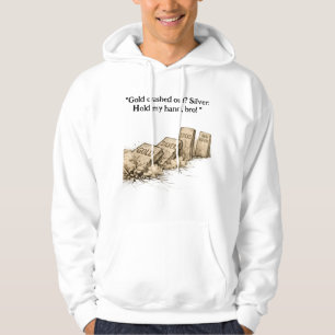 Veste À Capuche Sweatshirt drôle d'investissement en or vs argent