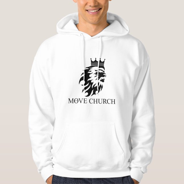 Veste À Capuche Sweatshirt du logo Black Move Church (Devant)
