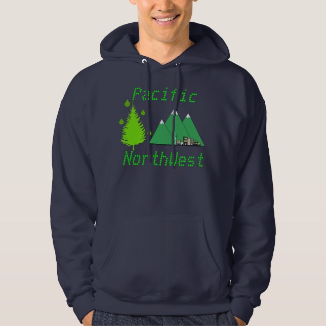 Veste À Capuche Sweatshirt du nord-ouest Pacifique (Devant)