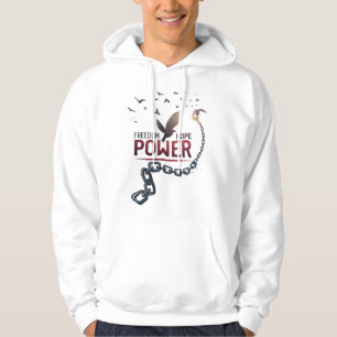 Veste À Capuche Sweatshirt Liberté Espoir Pouvoir