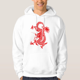 Veste À Capuche Sweatshirt masculin avec motif totémique de dragon