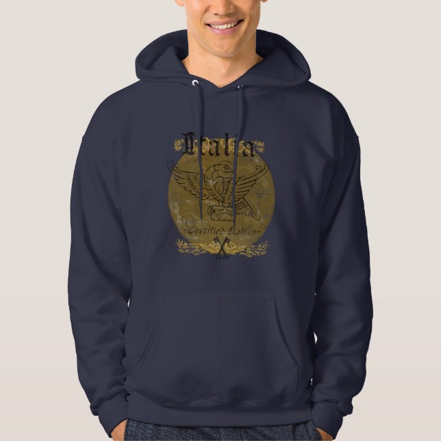 Veste À Capuche Sweatshirt médiéval à capuchon italien certifié (Devant)