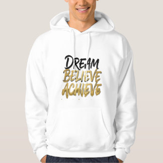 Veste À Capuche Sweatshirt Motivant « Rêver Croire Réussir »