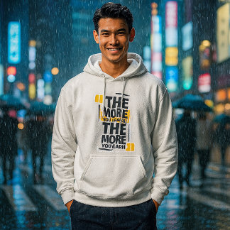 Veste À Capuche Sweatshirt Motivationnel