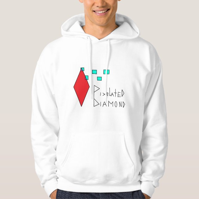 Veste À Capuche sweatshirt pixélisé (Devant)