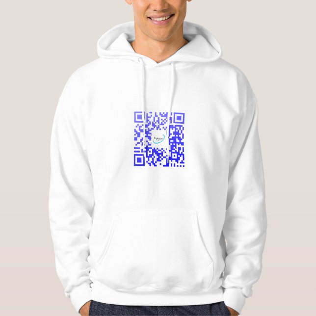 Veste À Capuche sweatshirt qr code (Devant)