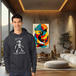 Veste À Capuche Sweatshirt Rétro - Robot Vintage