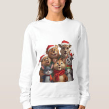 Sweatshirt Trio de chiens drôles – Sweat-shirt ani
