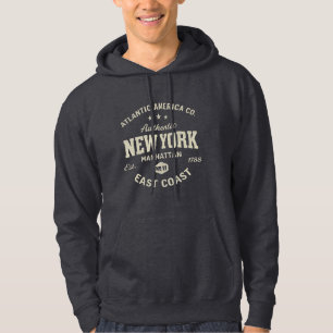 Veste À Capuche Sweatshirt Vintage New York Manhattan – Style Coll