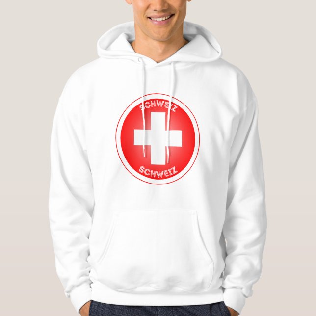Veste À Capuche Swiss Cross Schweiz (Devant)