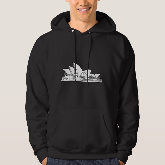 Veste À Capuche Sydney Opera House Australie dessin (Devant)