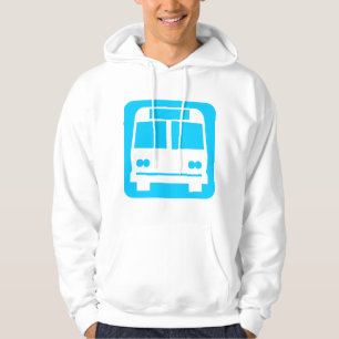 Veste À Capuche Symbole de bus - Sky Blue