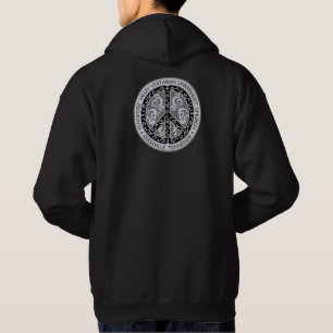 VESTE À CAPUCHE SYMBOLE DE LA PAIX TVUUUC
