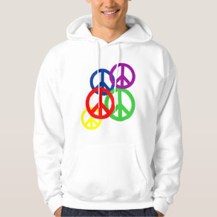Veste À Capuche Symbole de paix standard avec le groupement