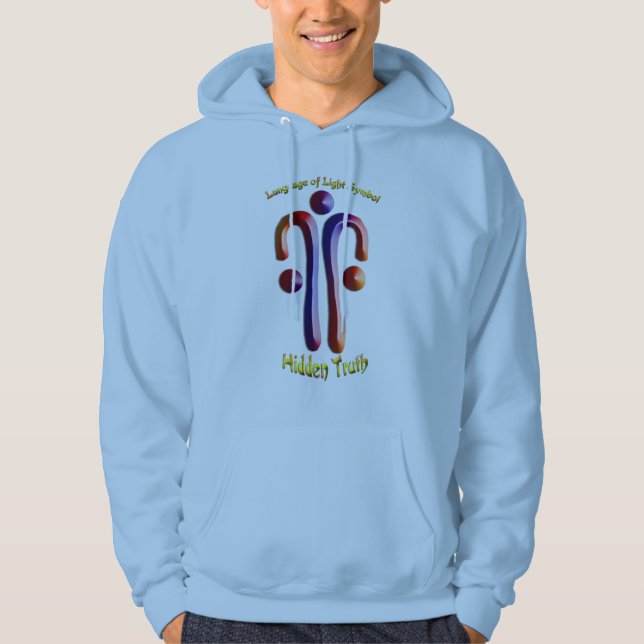 Veste À Capuche Symbole de vérité caché Art (Devant)