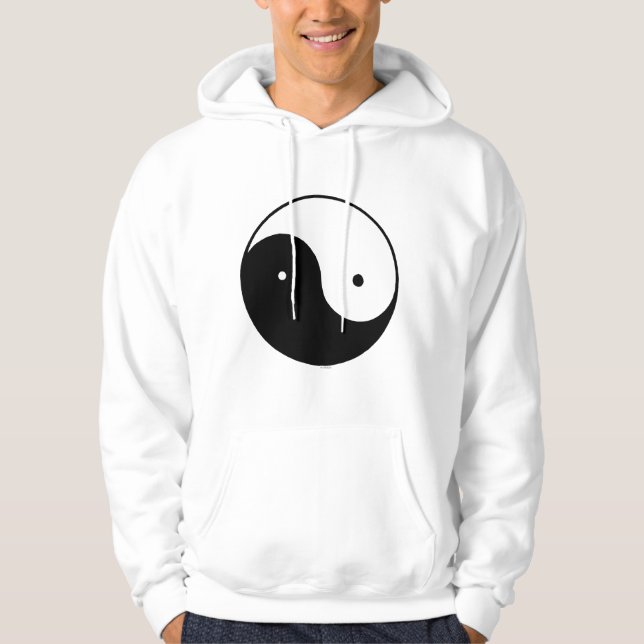 Veste À Capuche Symbole de Yin Yang (Devant)