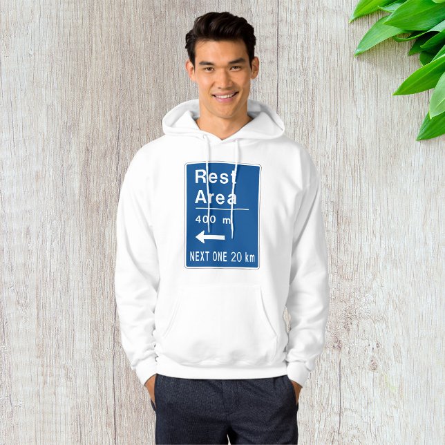 Veste À Capuche Symbole du chemin de gauche de la zone de repos 40 (Créateur téléchargé)