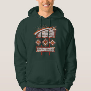 Veste À Capuche Symbole rétro du bon thanksgiving béni