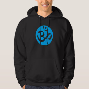 Veste À Capuche Symbole Vishuddha Om Chakra Pour Le Yoga