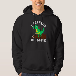 Veste À Capuche T Rex Hates Ax Jetant Ax Jetant Pour Lumberj