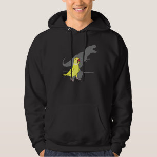 Veste À Capuche T-rex Ringeck indien jaune, Birb mèmes hurlant