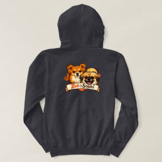 Veste À Capuche T-Shirt avec le logo de Zoë & Sophi Dog