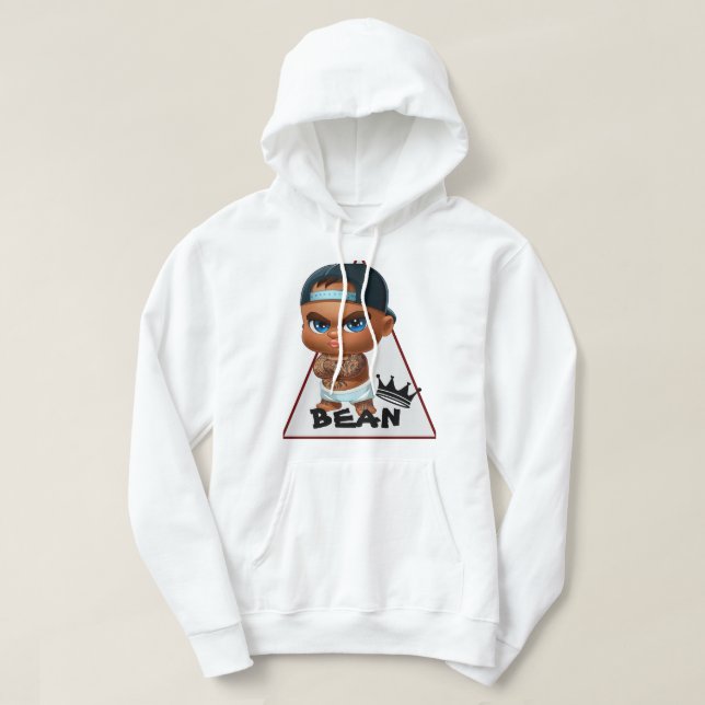 Veste À Capuche T-shirt BEAN Tiki Tots (Design devant)