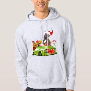 Veste À Capuche T-shirt bouledogue français Noël