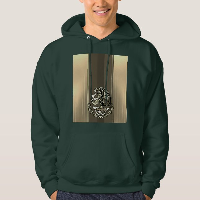 Veste À Capuche T-shirt Brown et fier" - Fête de la Mexicaine (Devant)