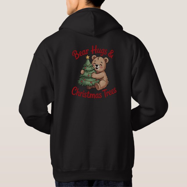 Veste À Capuche T-Shirt Christmas Festival, Little Bear plays Chri (Dos)