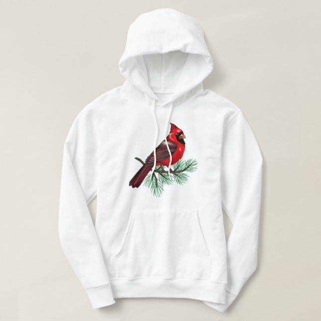 Veste À Capuche T-shirt classique cardinal (Design devant)
