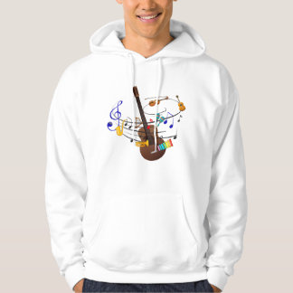 VESTE À CAPUCHE T-SHIRT DE CONCEPTION MUSICALE