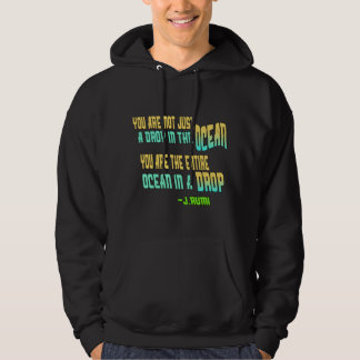 Veste À Capuche T-shirt de la citation de Rumi