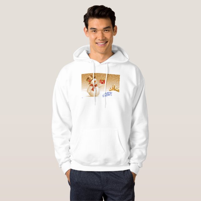 Veste À Capuche T-shirt de Noël AIH à capuche (Devant entier)
