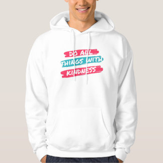 Veste À Capuche T-shirt de rue Kindness Brush Stroke Streetwear -