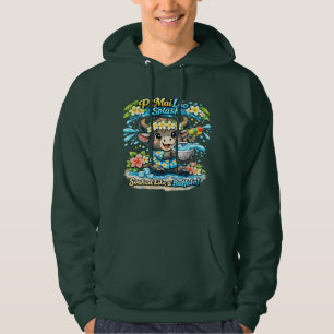 Veste À Capuche T-shirt drôle Pi Mai Lao éclaboussé comme un buffl