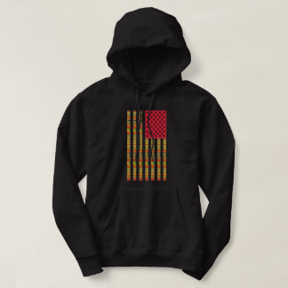 Veste À Capuche T-Shirt du drapeau afro-américain